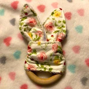Bunny Ear Teething Ring